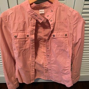 Blush Button Up